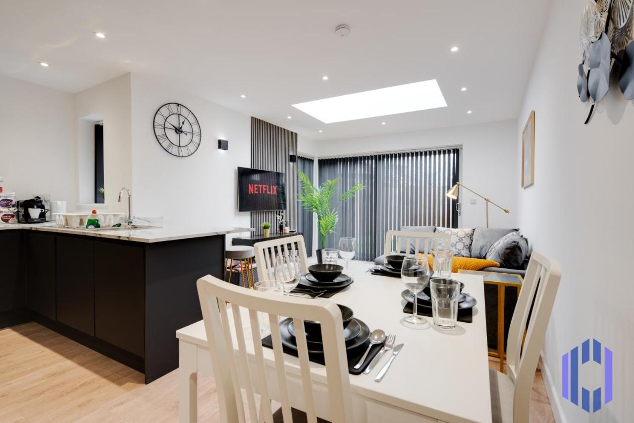 Stylish 4Bd - Coop Live - Etihad - Parking - Ev Villa Manchester Ngoại thất bức ảnh