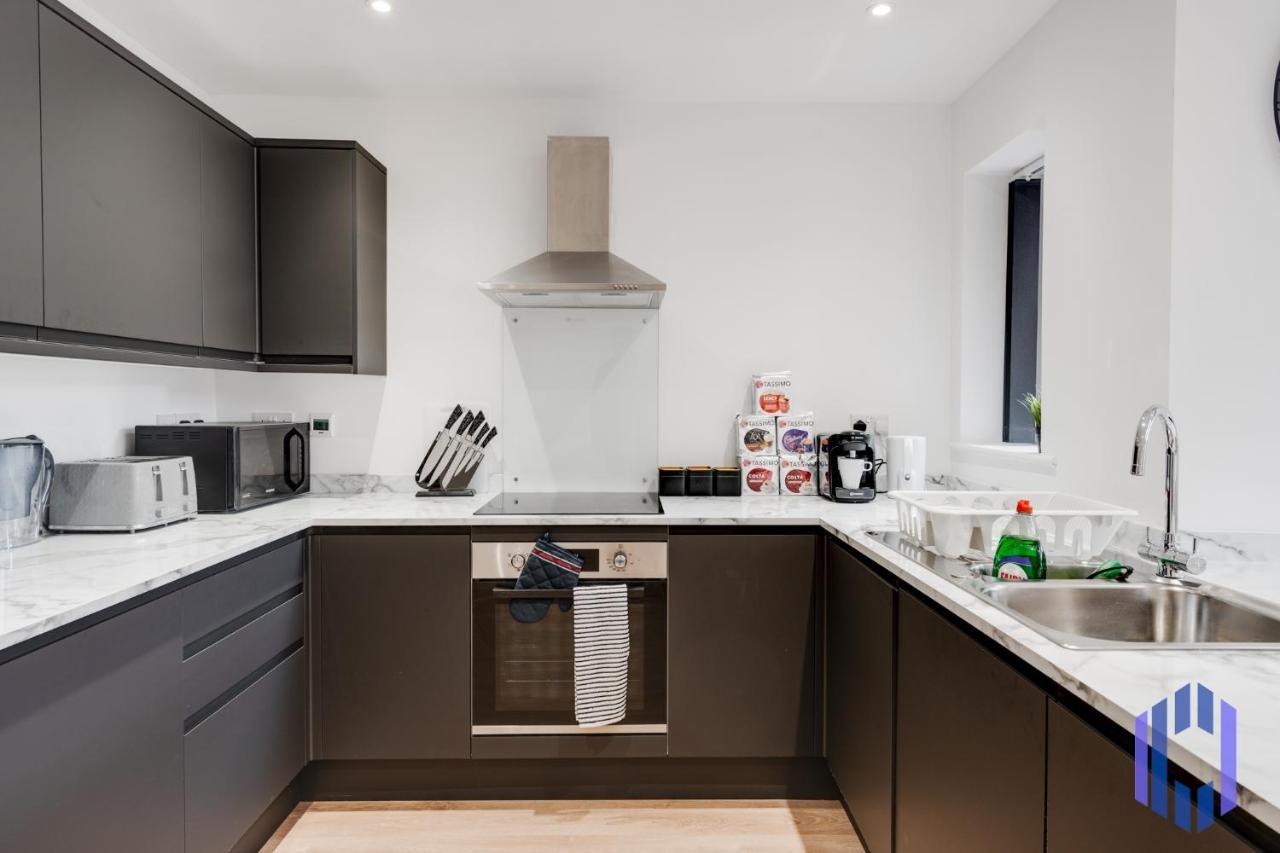 Stylish 4Bd - Coop Live - Etihad - Parking - Ev Villa Manchester Ngoại thất bức ảnh